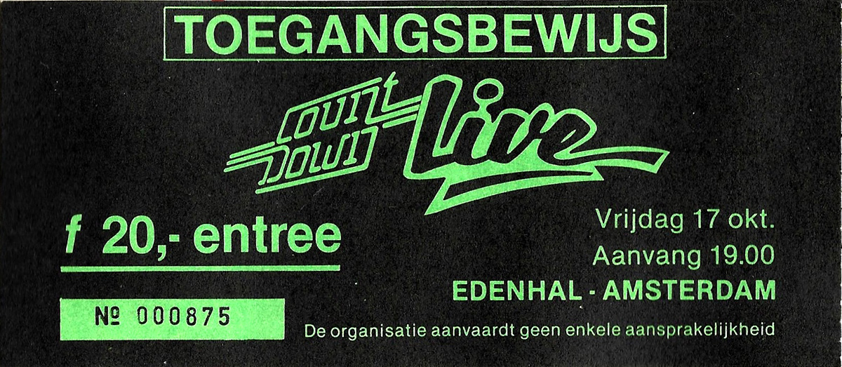 a ticket for this concert