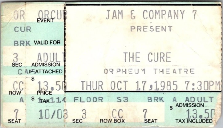 a ticket for this concert