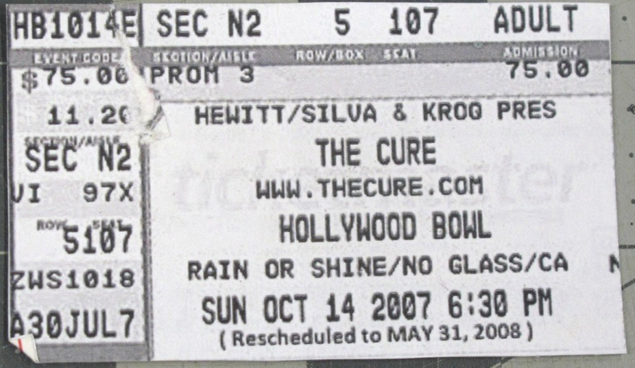 a ticket for this concert