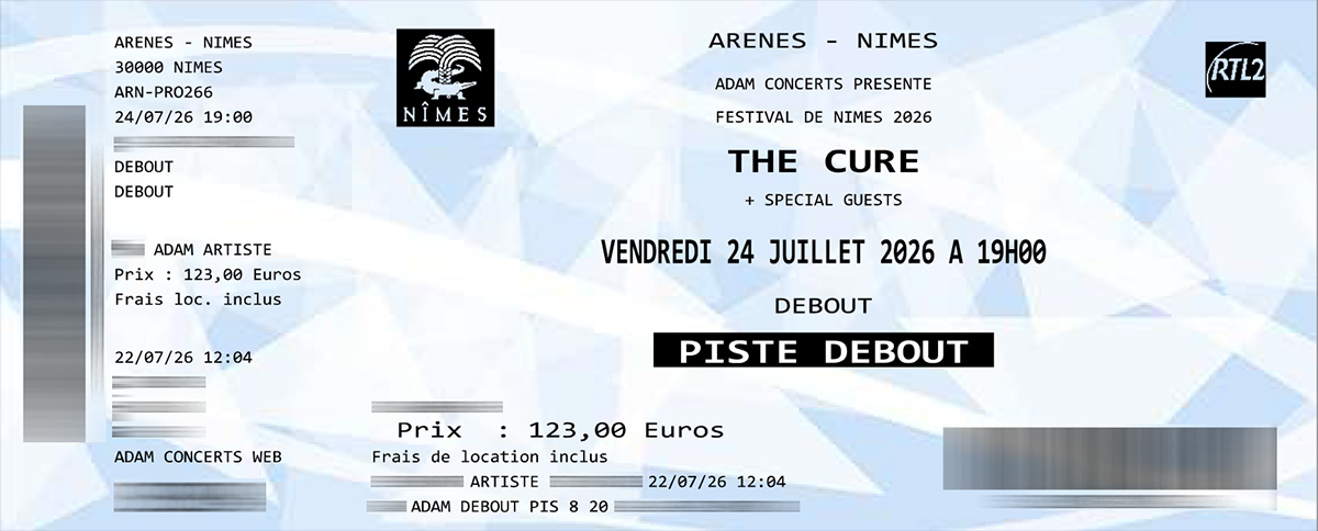 a ticket for this concert