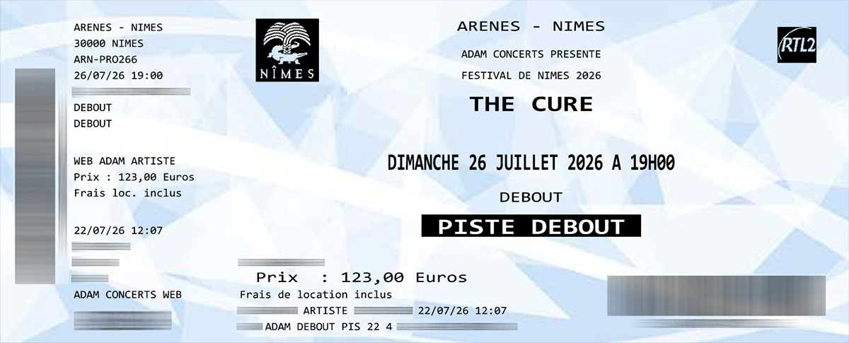 a ticket for this concert
