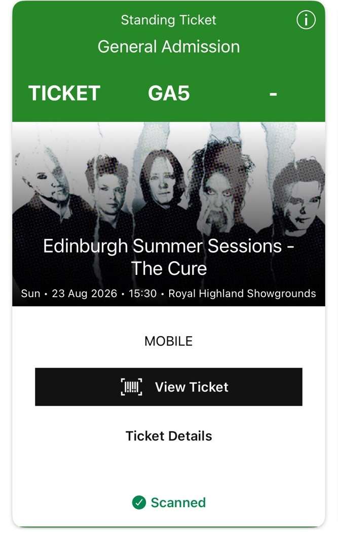 a ticket for this concert